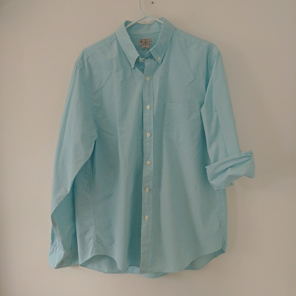 Mens J Crew large button down shirt